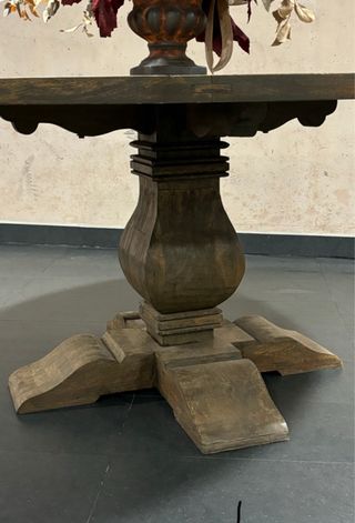 Mesa comedor baluster roble patinado