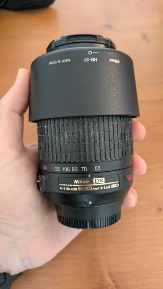 Objetivo Nikon DX AF-S 55-200mm f/4-5.6G ED