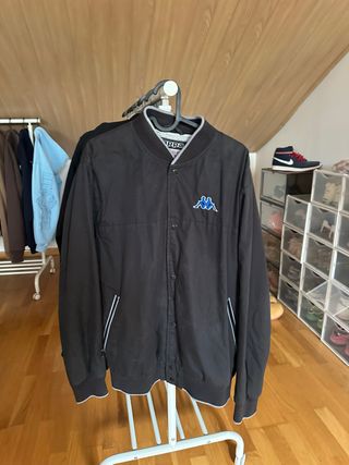Chaqueta Bomber Kappa Negra