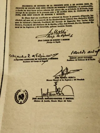 Acta Notarial Enterramiento Franco