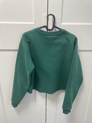 Sudadera Verde de Stradivarius