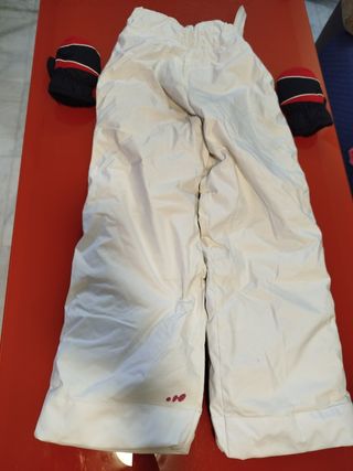 Pantalón esquí niña blanco a estrenar