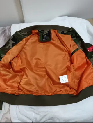 Giubbotto stile Bomber Militare Vintage - Nuovo XS