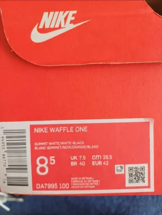 Zapatillas Nike Waffle One Gris/Blanco