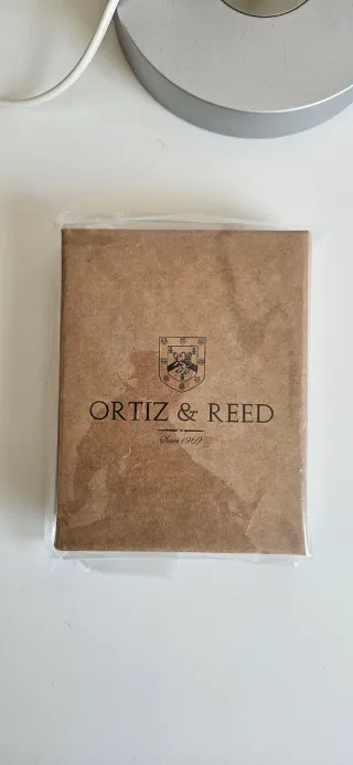 Billetera de cuero Ortiz & Reed verde