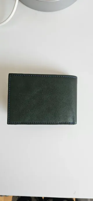 Billetera de cuero Ortiz & Reed verde