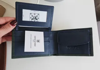 Billetera de cuero Ortiz & Reed verde