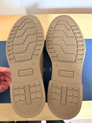 Mocasines Pier One Beige/Marrón Ante