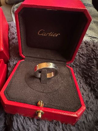 Anillo Cartier Love Talla 21