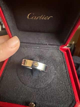 Anillo Cartier Love Talla 21