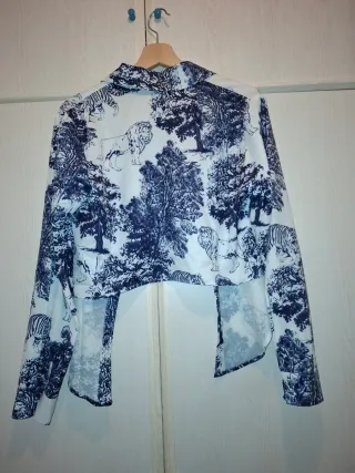 Blusa estampada mujer Talla S