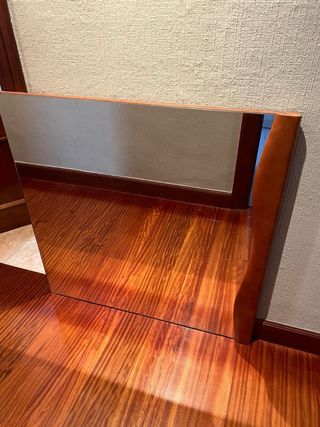 Espejo de pared madera y cristal