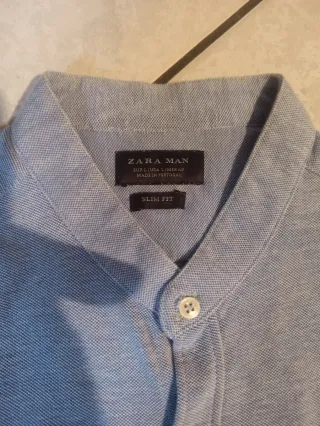 Camicia uomo mezza manica cotone Zara