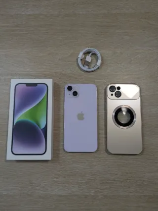 iPhone 14 Plus 128GB Lila + Accessori
