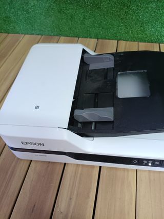 Epson Workforce DS-1660W - Scanner Piano A4 Colore, WiFi, USB, Alimentatore Documenti, Scansione Doppio Lato (duplex), Bianco e Nero