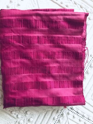 Sciarpa Mai Savanh Lao in seta shantung