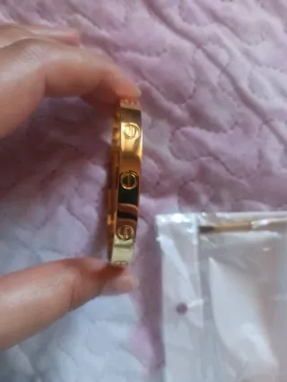 Pulsera Cartier Acero Inoxidable Talla 18