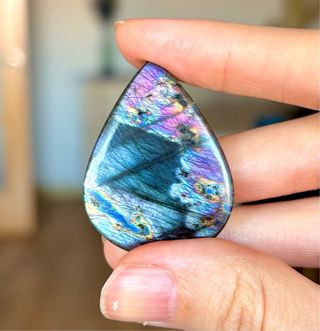 Labradorita Multicolor alta calidad cabujon