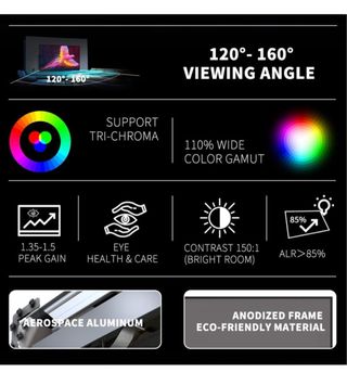 Pantalla Fresnel 5.0 8K 3D 1.5 Ganancia ALR UST