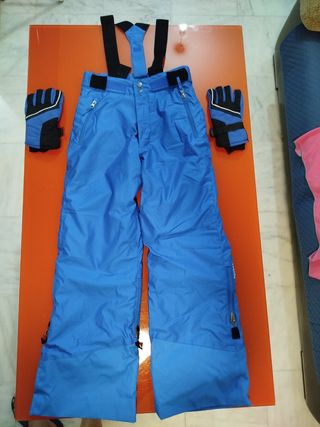 Pantalón de esquí azul para niño