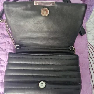 Bolso piel negro Parfois