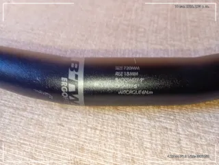 Manillar MTB Negro Sin Usar