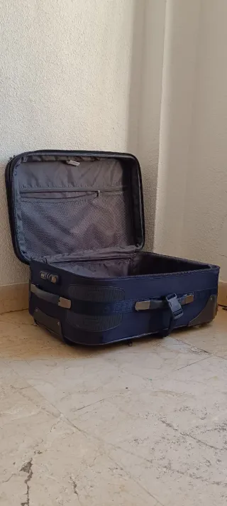 Maleta Grande Route 66 Azul 2 ruedas