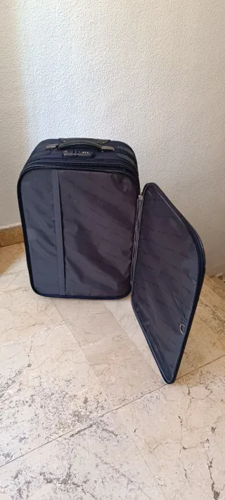 Maleta Grande Route 66 Azul 2 ruedas