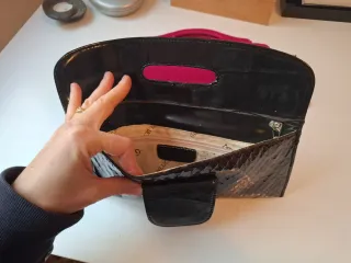 Bolsos de fiesta negros y rosas. 2×1