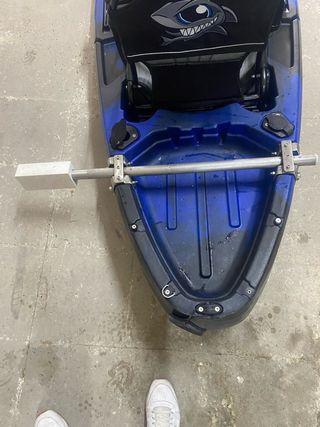 Kayak Doble ATK Impoluto con motor fueraborda