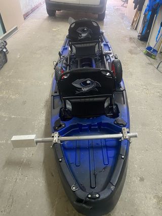 Kayak Doble ATK Impoluto con motor fueraborda