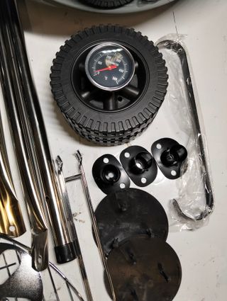 Barbacoa de Carbón Portátil con Ruedas KEKAI Yellowstone 58×47×100 cm