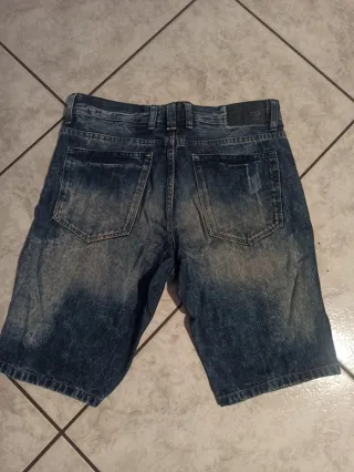 Pantalone corto jeans uomo taglia 46