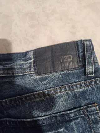 Pantalone corto jeans uomo taglia 46