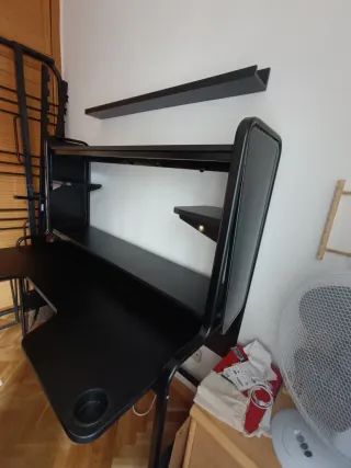 Mesa Gaming IKEA Fredde Negra
