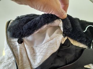 Cazadora FLY blanca y dorada