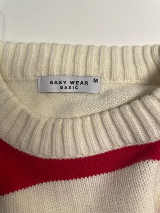 Jersey rayas rojo y blanco Easy Wear