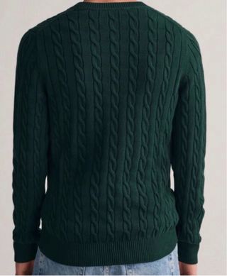 Jersey GANT verde trenzado