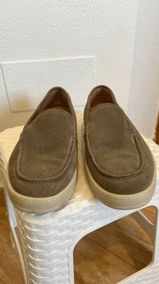 Zapatos Mango sin cordones marrones