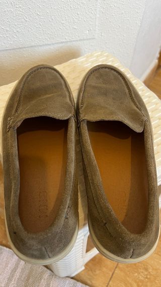 Zapatos Mango sin cordones marrones