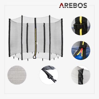 Cubierta de borde de cama elástica + red 305cm