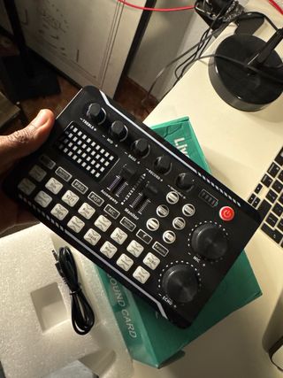 Tarjeta de Sonido DJ Producción Musical