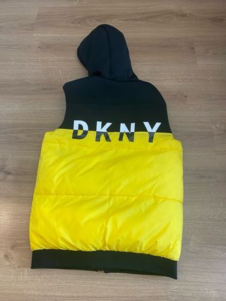 Chaleco DKNY reversible negro/amarillo
