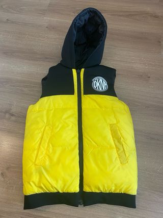 Chaleco DKNY reversible negro/amarillo