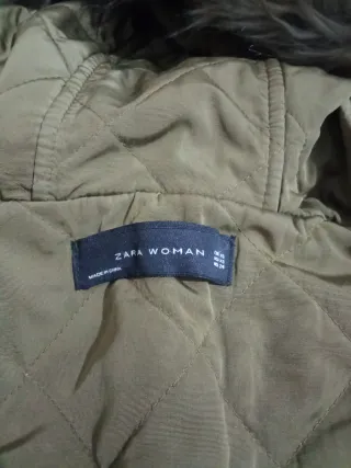 Abrigo verde dos en una con capucha