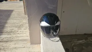 Casco Sao Paulo BMW. Con intercomunicador cardo sp