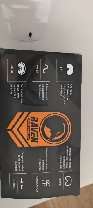 Maschera Raven Cross Enduro