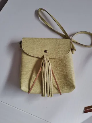 Bolso polipiel amarillo