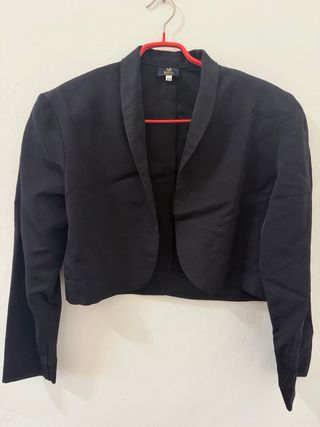 Abito vintage + coprispalle nero