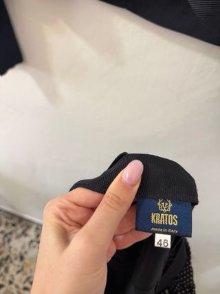 Abito vintage + coprispalle nero